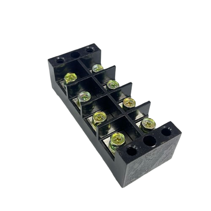 Grippes Sassin 100A 4 Pairs Terminal Block black plastic 8 screw electrical connector for wiring