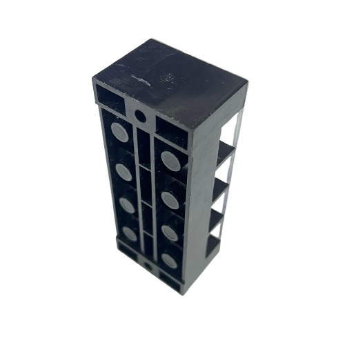 Sassin 100A 4 Pairs Terminal Block black plastic wiring connector for electrical circuitry parts by Grippes