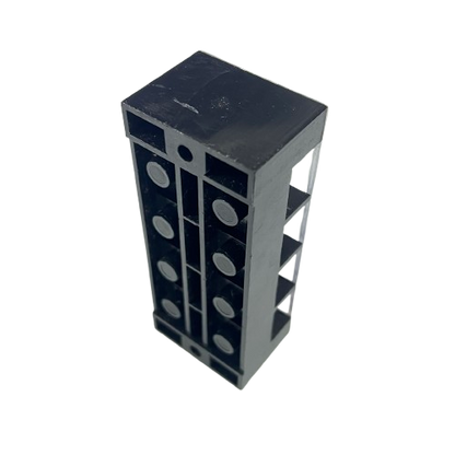Sassin 100A 4 Pairs Terminal Block black plastic wiring connector for electrical circuitry parts by Grippes