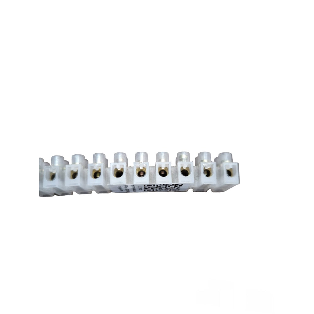 Electx Electrical Supply white 3A 12 Pairs PVC Terminal Block for electrical safety and wiring
