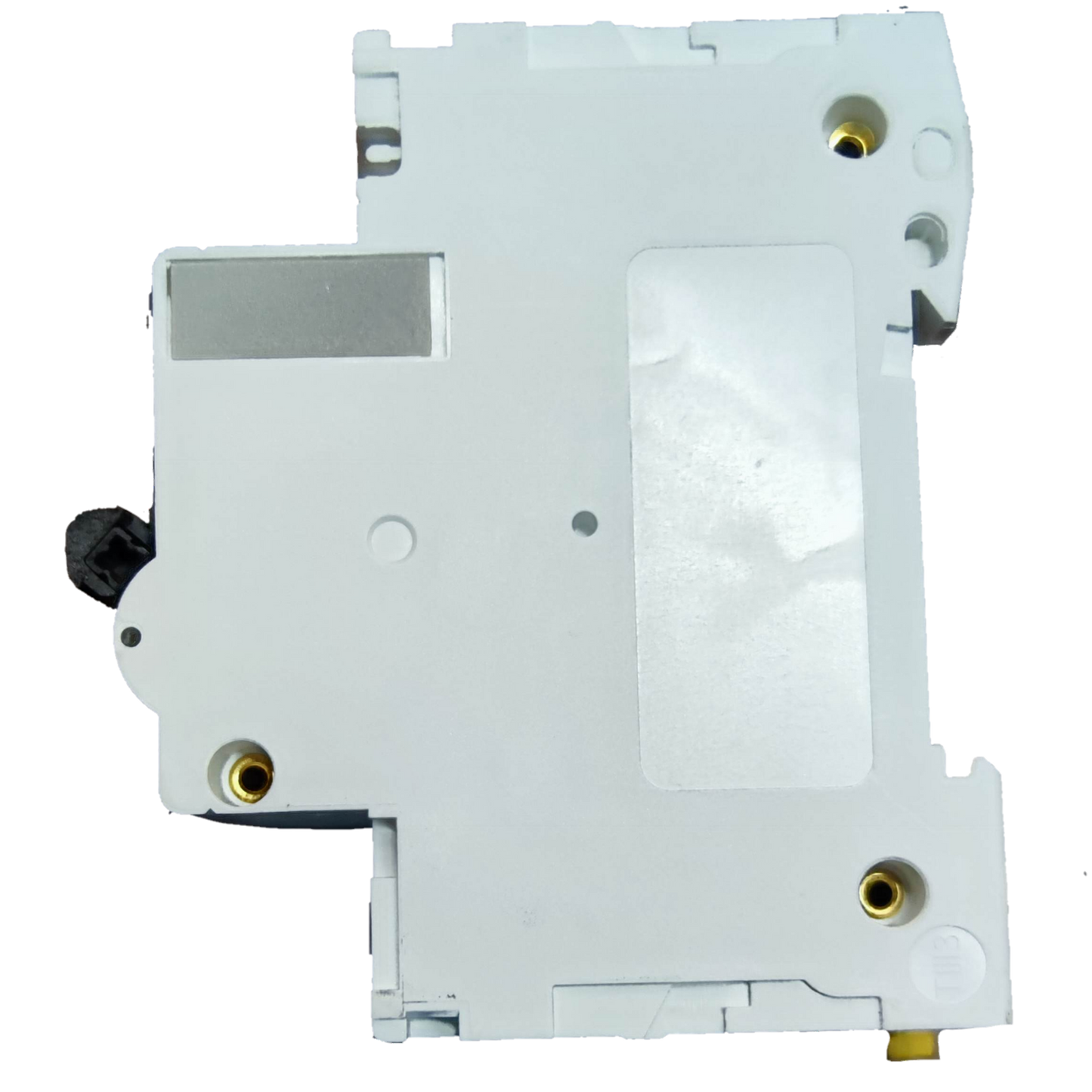 Schneider 125A Miniature Circuit Breaker 2 Pole electrical component in white with mounting holes