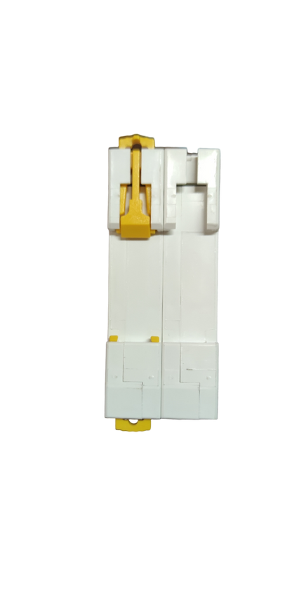 Schneider 16A Miniature Circuit Breaker 6KAIC with white body and yellow switch lever