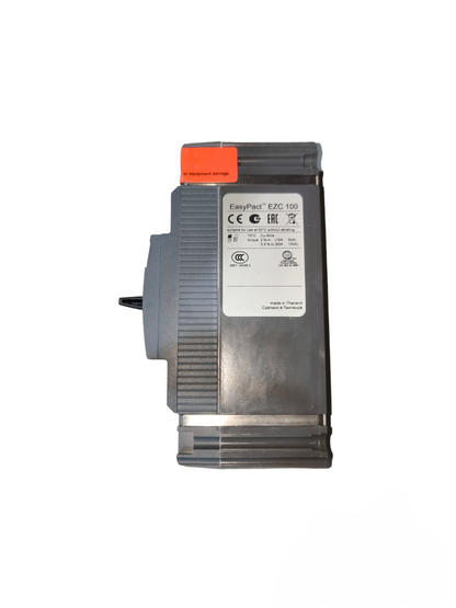 Schneider 20A 1 Pole Industrial Circuit Breaker with EasyPact EZC 100 label and industrial design