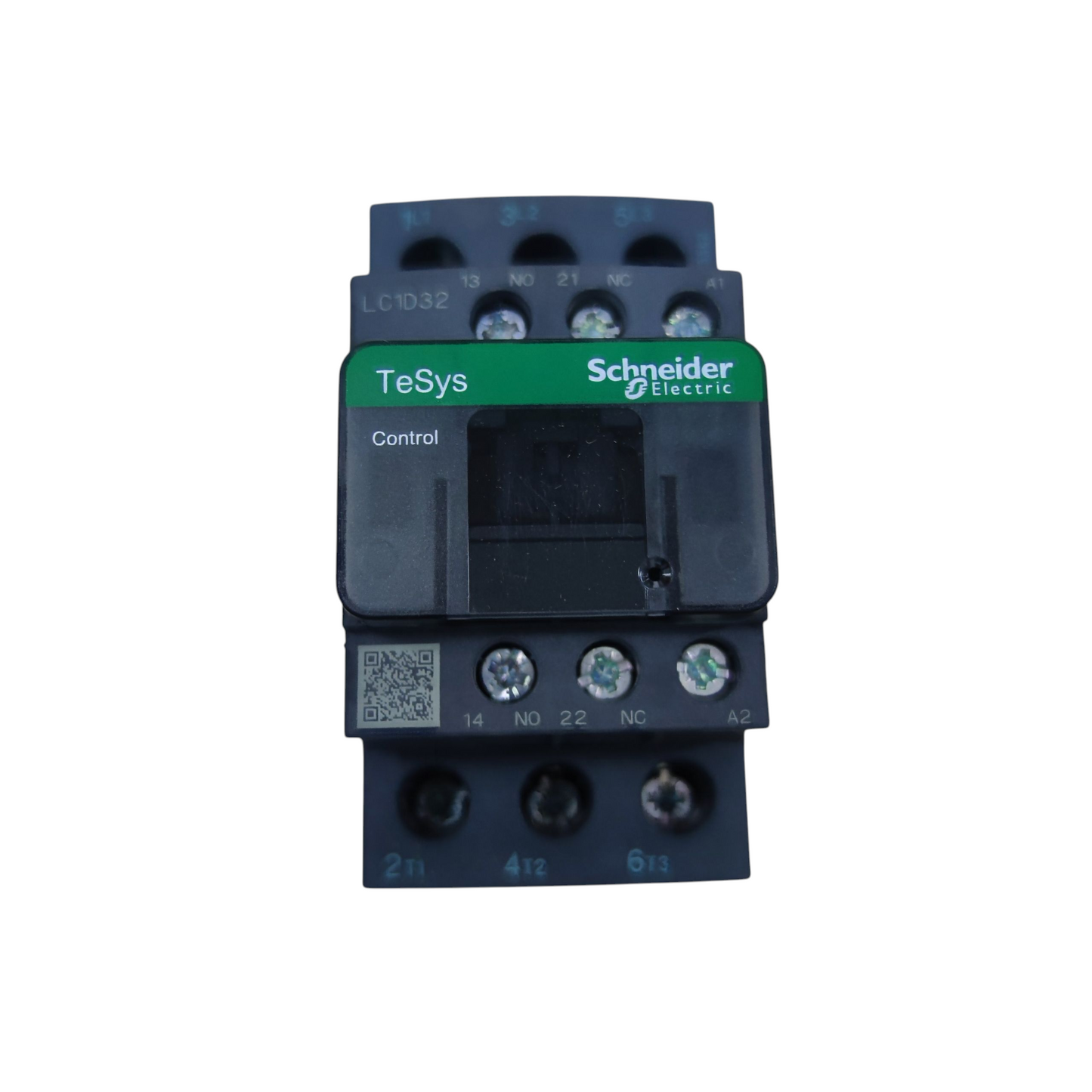 Schneider TeSys 32A Magnetic Contactor 220V with control terminals for electrical applications