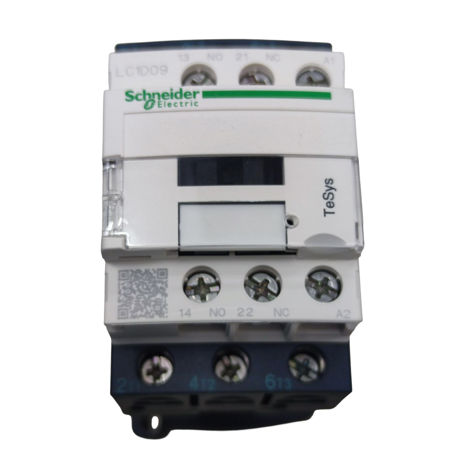 Schneider 9A Magnetic Contactor 220V for industrial electrical applications with durable terminals