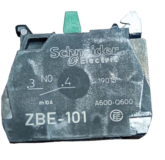 Schneider auxiliary contact block ZBE-101 electrical component for power points and switches