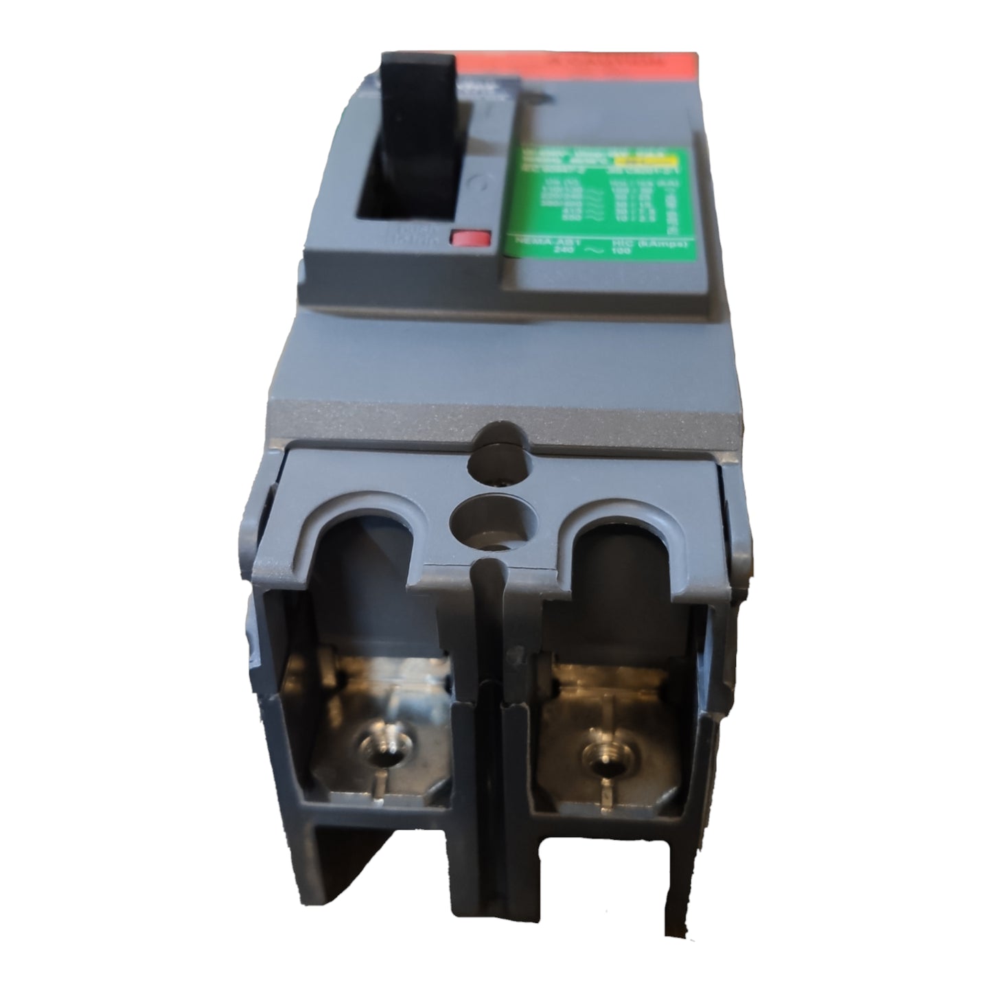Schneider 20A 2 Pole Breaker Industrial Easy Pact EZC100H2020 Single Phase Industrial Circuit Breaker 25KAIC 250V MCCB