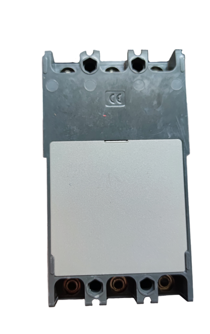 Schneider 20A 3 Pole Industrial Circuit Breaker with white toggle and black casing for electrical safety