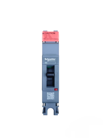 Schneider 80A 1 Pole Industrial Circuit Breaker with toggle switch for electrical safety
