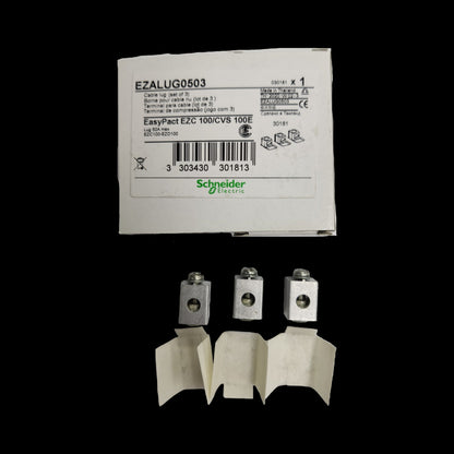 Schneider Mechanical Lugs for 50A EZC Breakers set of three EasyPact EZC 100 CVS 100E electrical parts
