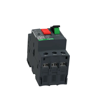 Schneider TeSys 3 phase breaker 4A-6.3A 690V molded case motor circuit breaker with red and green reset buttons