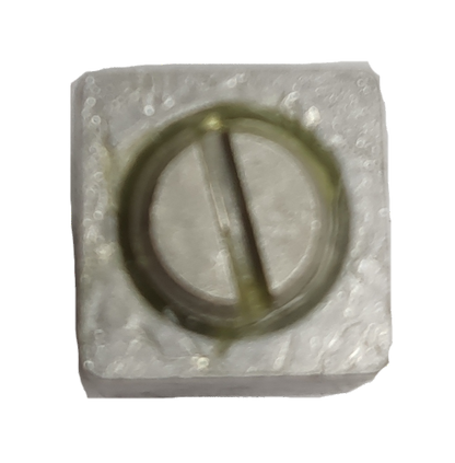 Schneider Electrical Circuitry Mechanical Lugs for 50A EZC close-up on a square white base