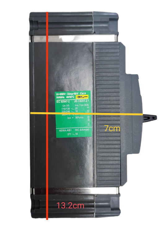 Schneider EZC100N 75A circuit breaker Philippines with black casing and detailed technical label