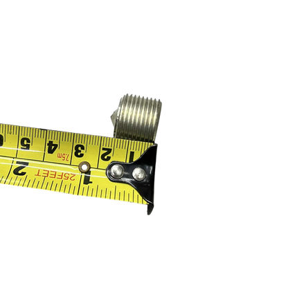 Schneider EZC400N Ampere Frame with measurement tape showing precise dimensions for electrical circuitry