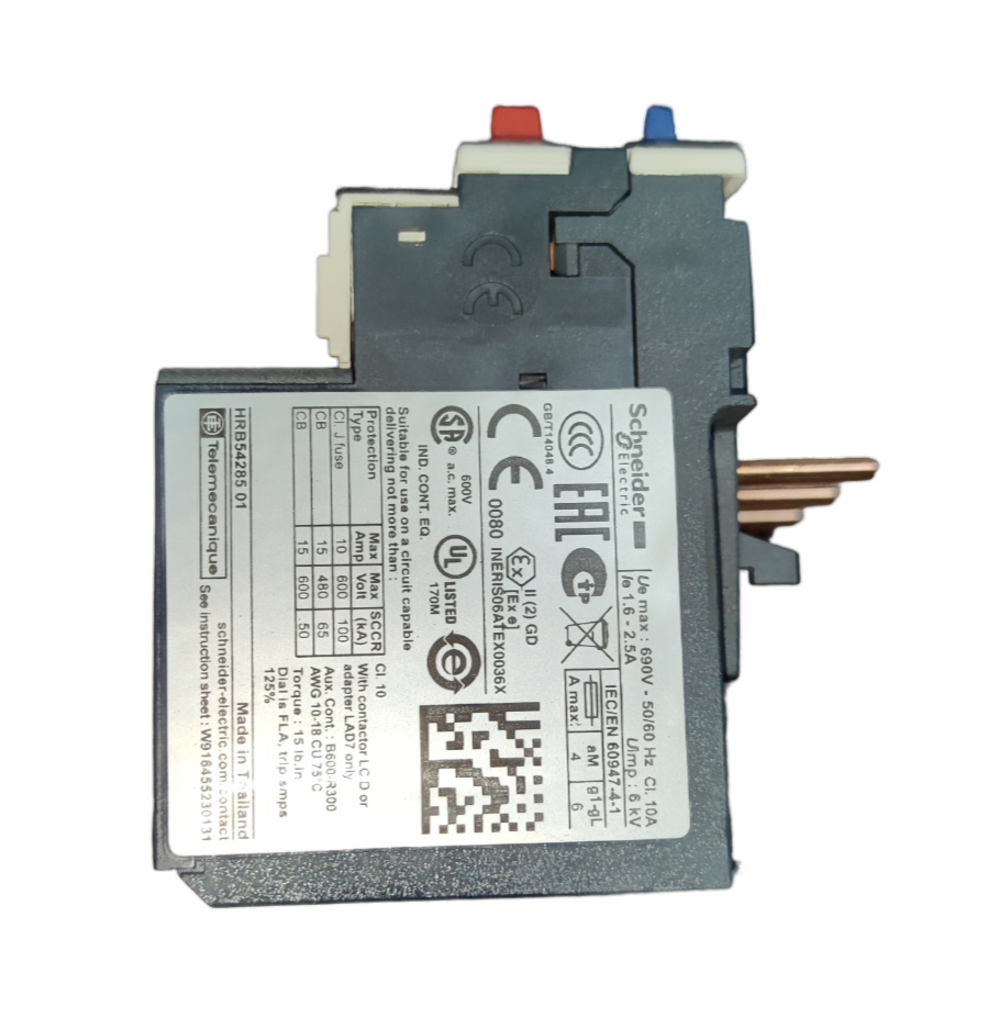 Schneider LRD07 Thermal Overload Relay for motor protection and efficient circuit management