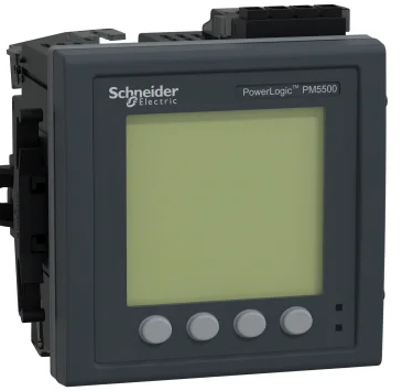 Schneider PowerLogic PM5560 digital meter with a large display for accurate electrical measurements