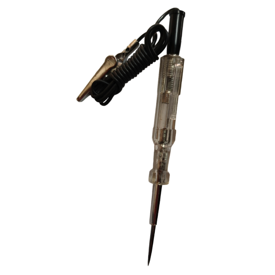 Rubicon Screw Driver Made in Japan with insulated handle and alligator clip for electrical testing