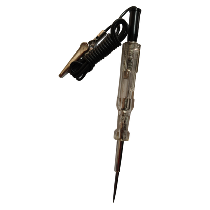 Rubicon Screw Driver Made in Japan with insulated handle and alligator clip for electrical testing