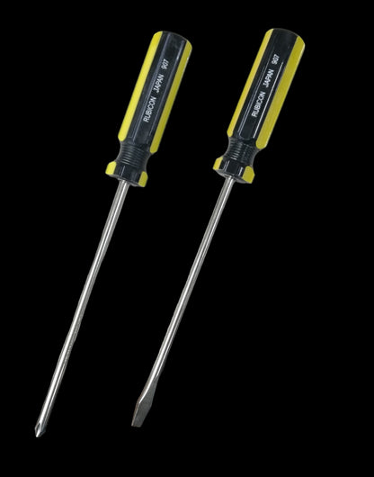 Two Rubicon Screw Driver Made in Japan Rubicon with comfortable grips and precision tips