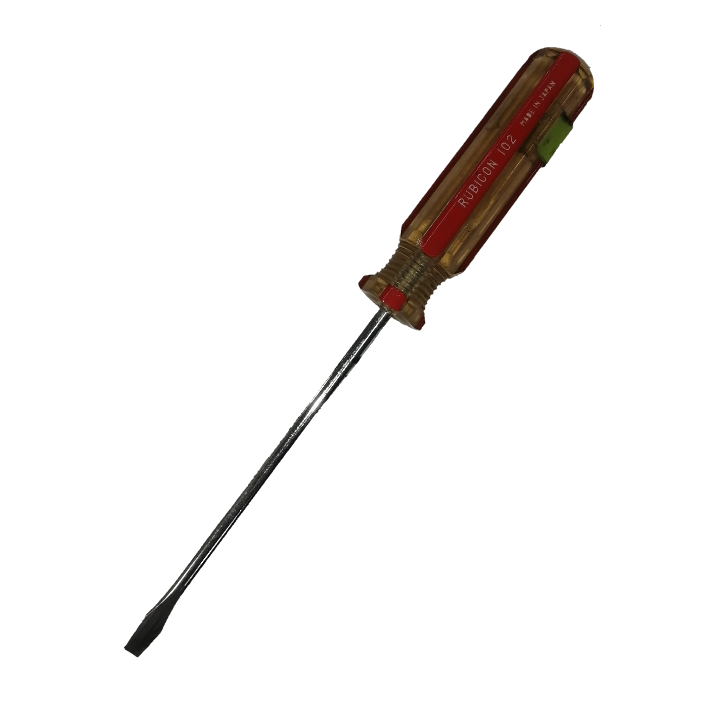 Screw Driver Made in Japan Rubicon with a durable handle and metal shaft for precision work