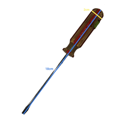 Screw Driver Made in Japan Rubicon with a 18cm shaft and comfortable grip for precise work