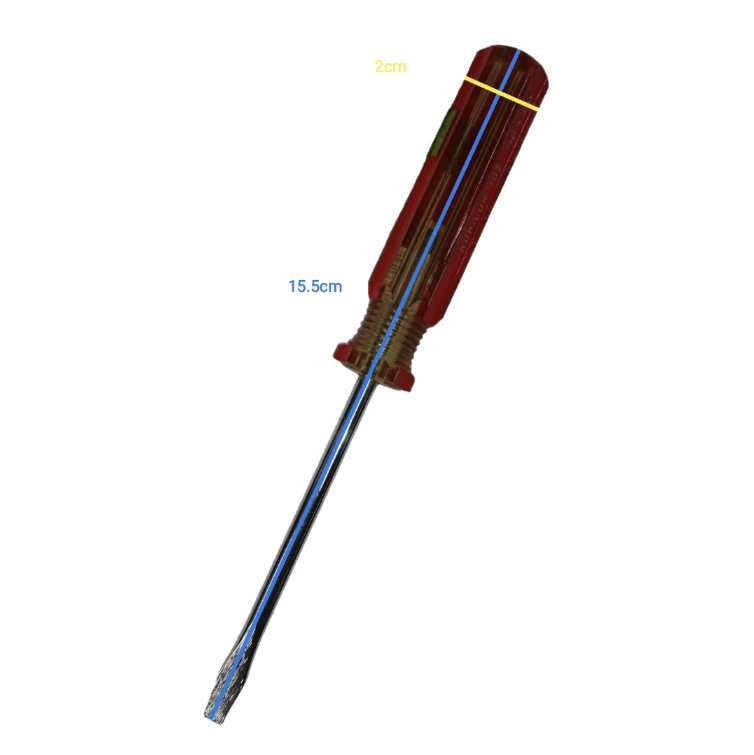 Screw Driver Made in Japan Rubicon with a 15.5 cm long shaft and ergonomic handle design