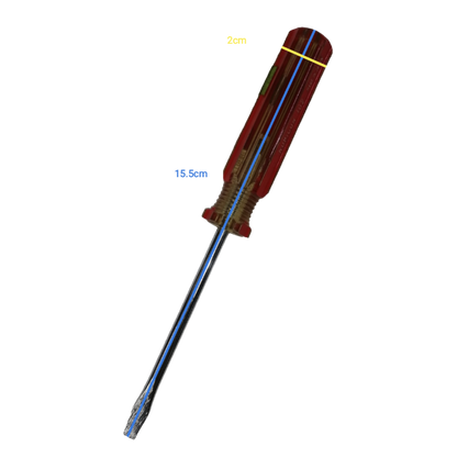 Screw Driver Made in Japan Rubicon with a 15.5 cm long shaft and ergonomic handle design
