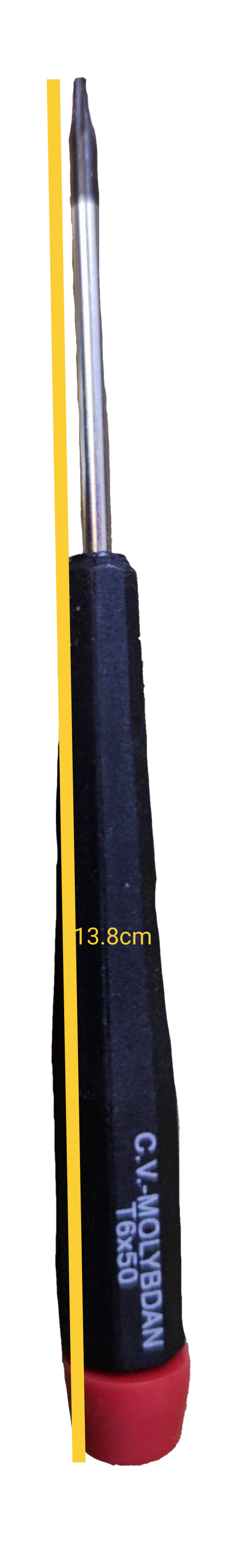 Precision Screw Driver T-6 x 50 with Ergonomic Handle for Easy Grip and Control