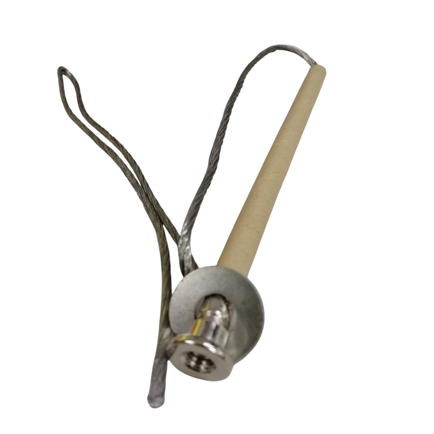 SGM Thomson Type K fuse link 30A ceramic tube with braided wire leads and metal mounting end