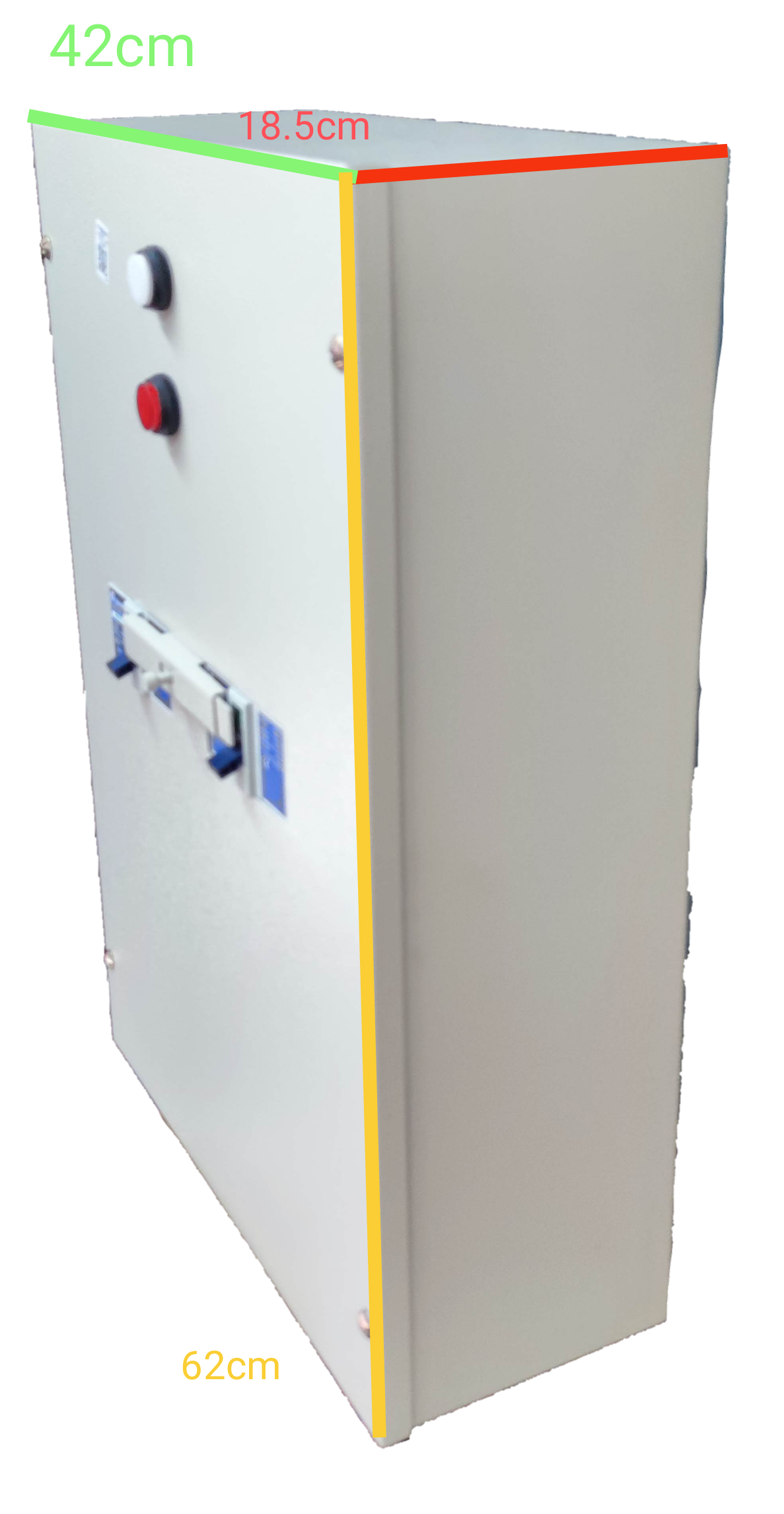 Shihlin 175A MTS 2 Pole Single Pole electrical control panel box with buttons and switches