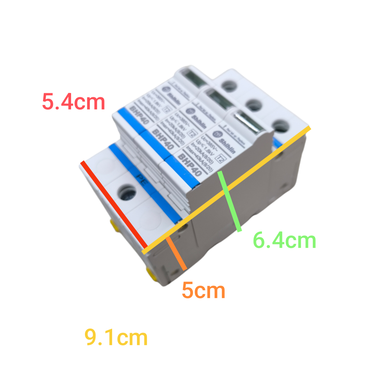 Shihlin 40kV Surge Protection Device for uninterrupted power supply with compact dimensions