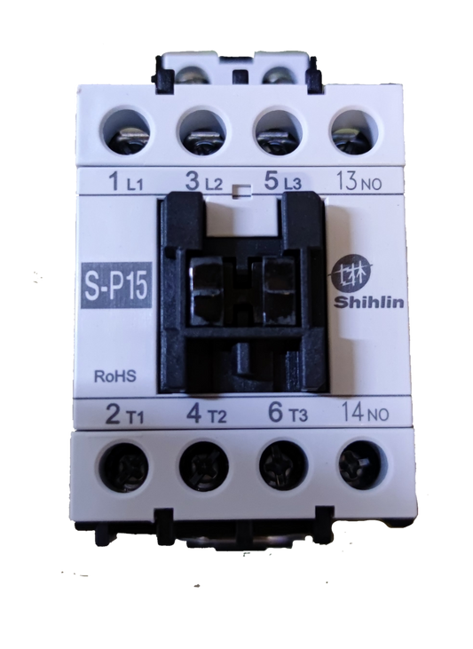 Shihlin Magnetic Contactor 16A 220V electrical circuitry part with labeled terminals