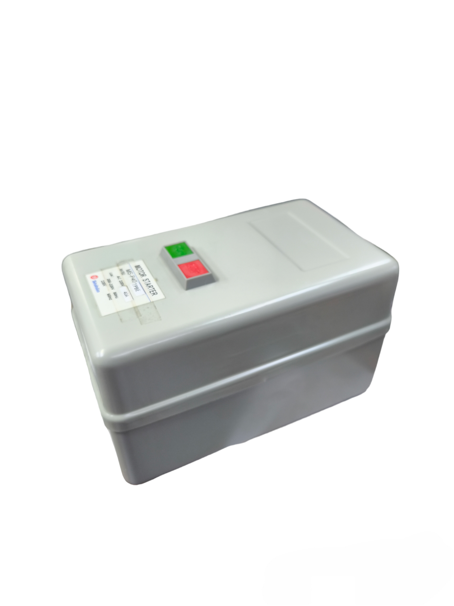 Shihlin Magnetic Starter 40A 15HP 220V enclosed in gray plastic housing with green and red buttons