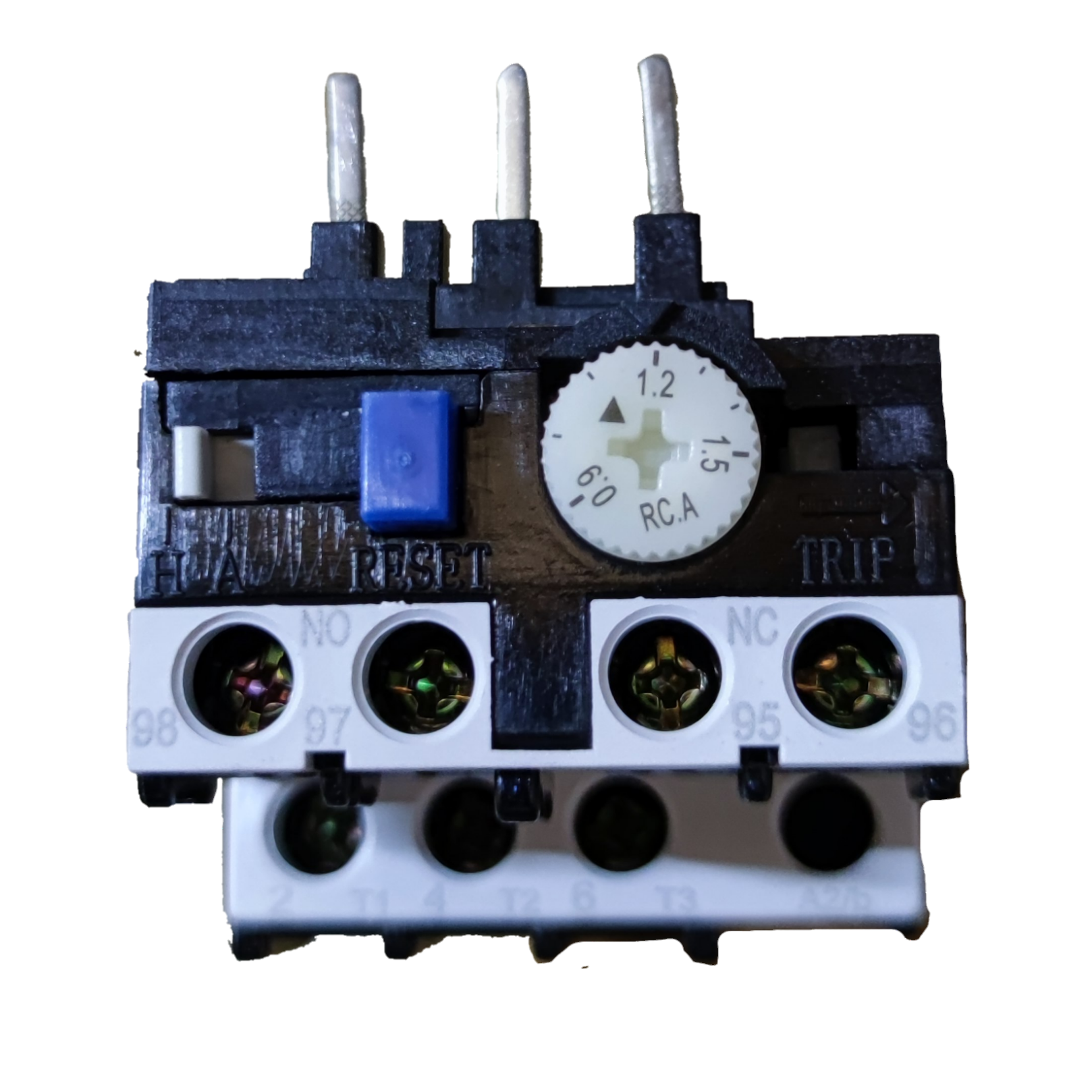 Shihlin Overload Relay 1.2A 220V electrical part with adjustment dial and reset button