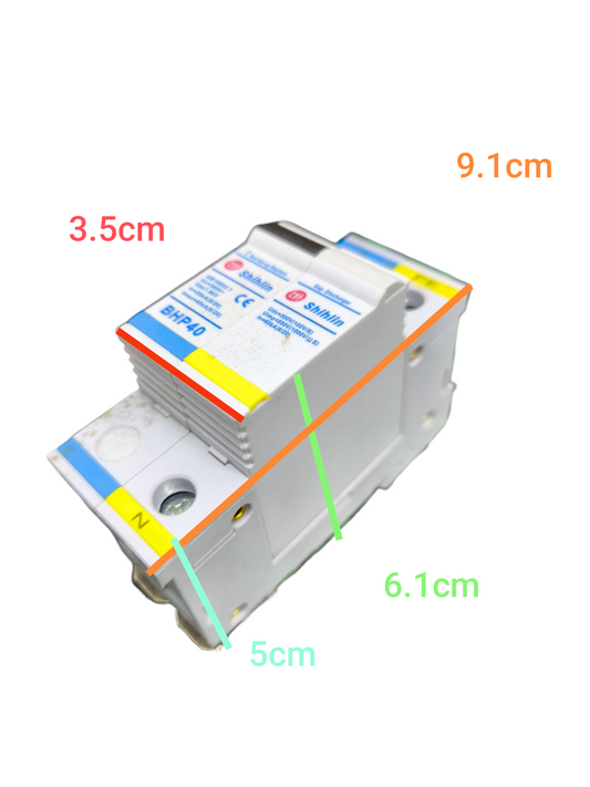 Shihlin Surge Protective Device 385V SPD Uninterrupted Power Supply with dimensions
