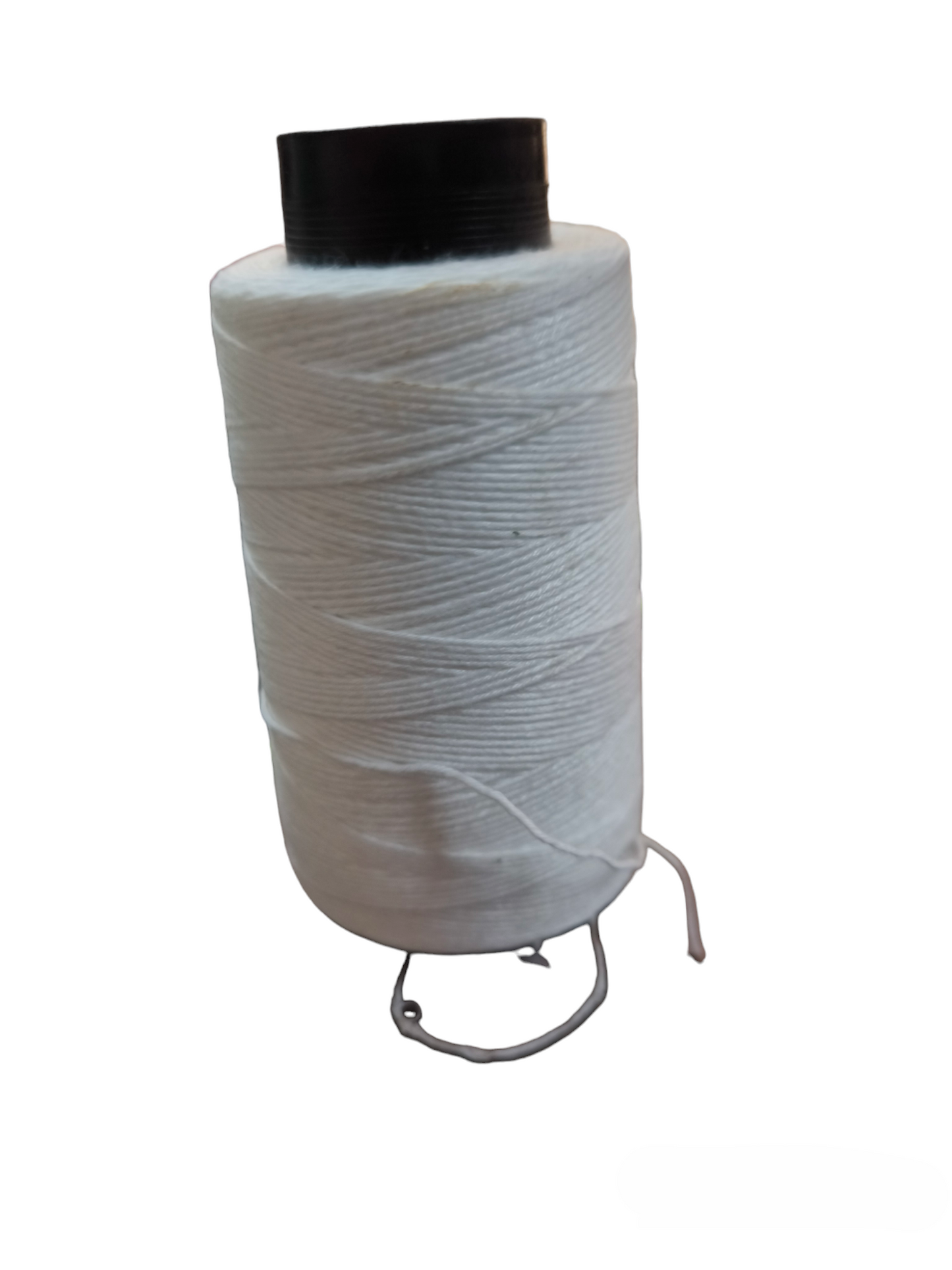 Spool of white Shoe Thread Cotton Thread 0.35mm for durable fabric and material use