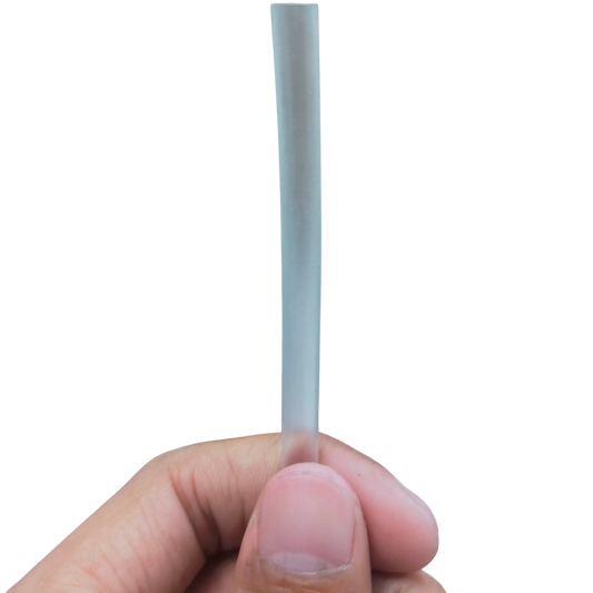 Hand holding a clear cable management Shrinkable Tube Clear - 4mm from China