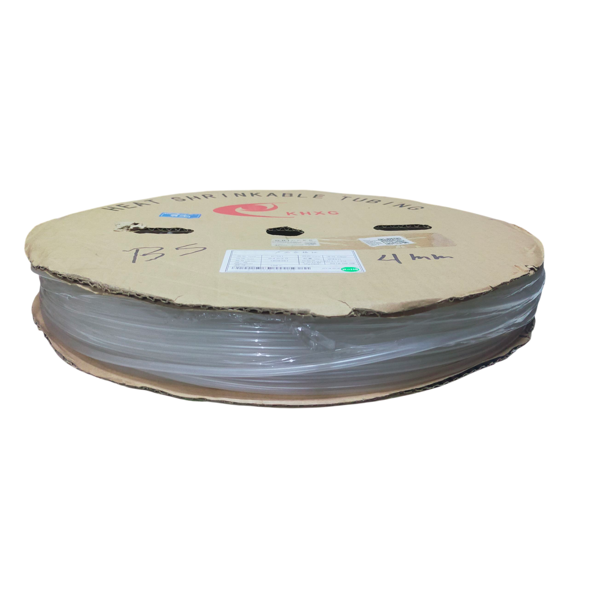 Clear shrinkable tube 4mm cable management roll from China for protecting and organizing wires