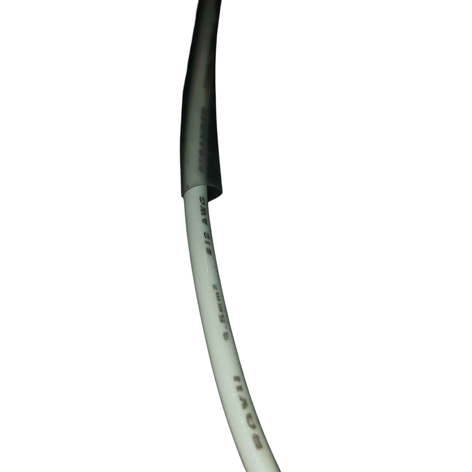 Clear shrinkable tube cable management sleeve protecting white electrical wire shrinkable tube clear 4mm