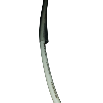 Clear shrinkable tube cable management sleeve protecting white electrical wire shrinkable tube clear 4mm