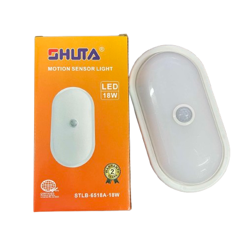 Shuta 18W Motion Sensor LED Light Oval with energy efficient design and motion detection