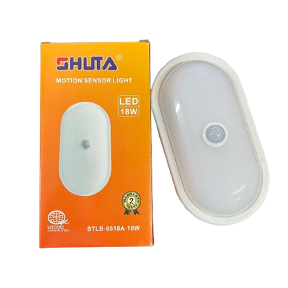 Shuta 18W Motion Sensor LED Light Oval with energy efficient design and motion detection