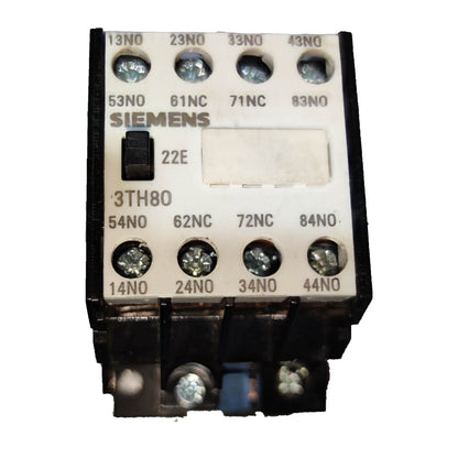 Siemens Magnetic Contactor 10A 2NO 2NC 220V with multiple terminal connections for reliable electrical controls