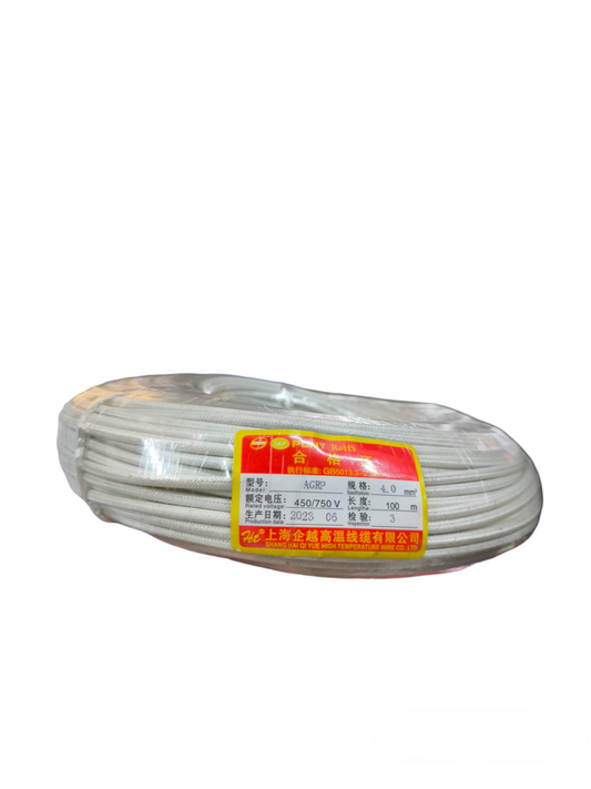 Grippes Silicon Wire 4.0mm Pre Cut white electrical wire coil for wiring and electrical projects