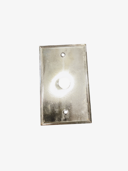 Silver or Gold 1.7Cm Hole metal plate for power points switches and plugs from China