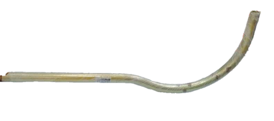 Amco single arm lamp post curved metal lighting installation accessory in beige