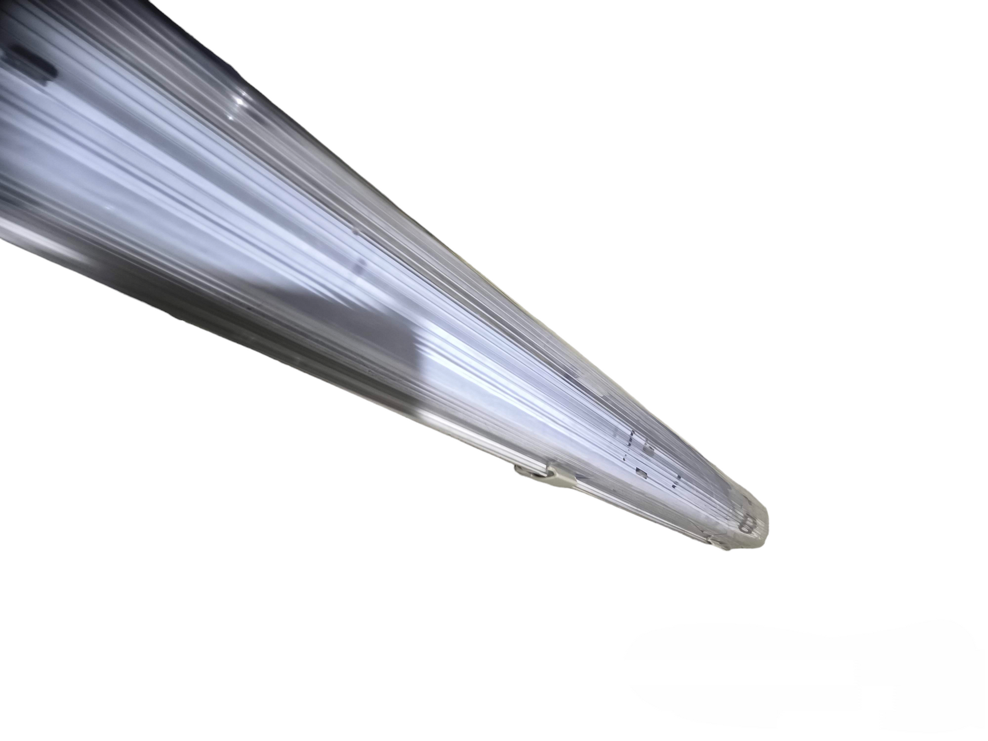 Opple Single Ended 1200mm Fixture Only fluorescent lighting installation accessory in clear casing