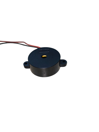Electx Electrical Supply Small Buzzer 4mm 3V-24V DC black door chime component with wires