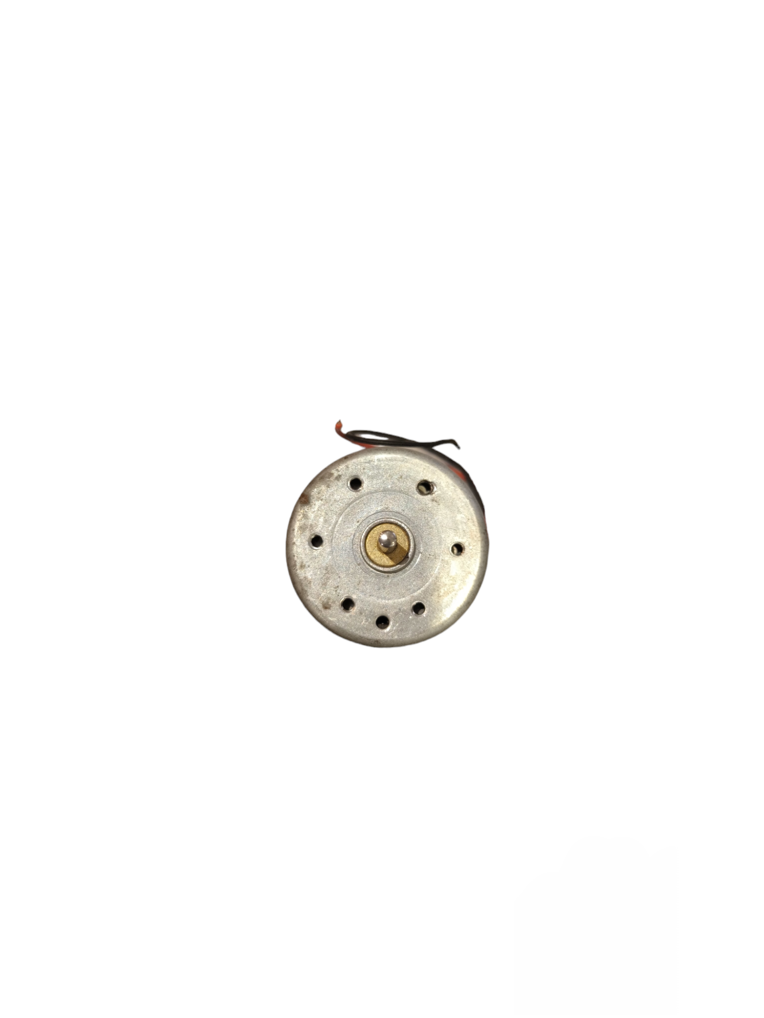 Small Motor 12V DC electrical component with metal casing and wiring from China circuitry parts