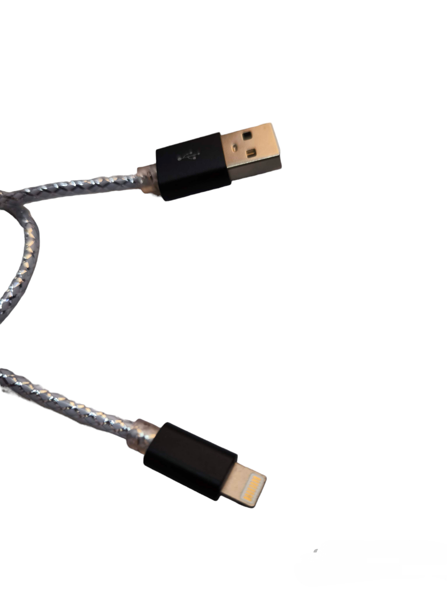 Smart Phone Charging Cord Lighting to USB with braided cable for durable fast charging